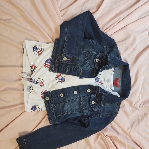Denim jacket Girls 10/12 - Picture 1 of 3